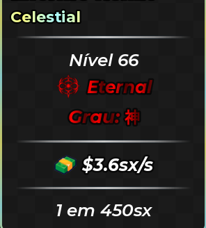1 in 450sx (3.6sx/s)