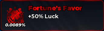 Personagem random com Fortunes favor